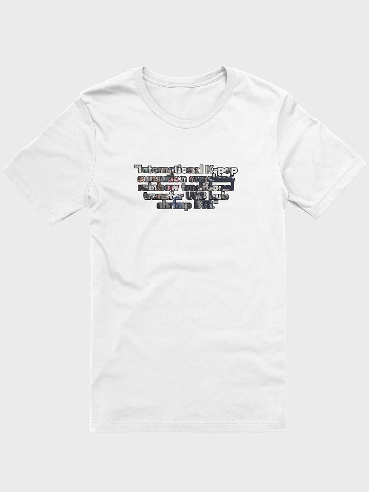 “International kpop sensation sunshine rainbow traditional transfer USB hub shrimp BTS.” T-Shirt T-Shirt product image (1)