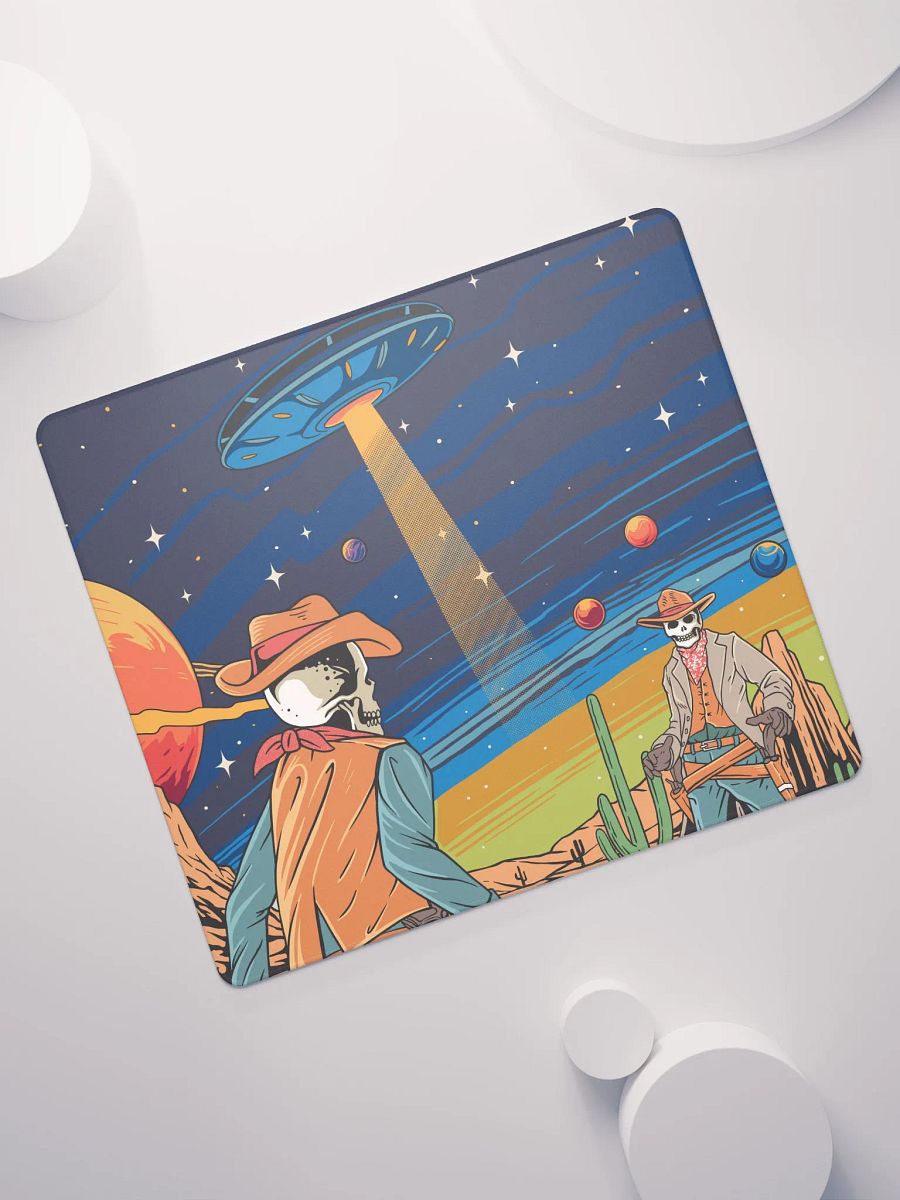 Skeleton Space Cowboys Gaming Mouse Pad product image (7)