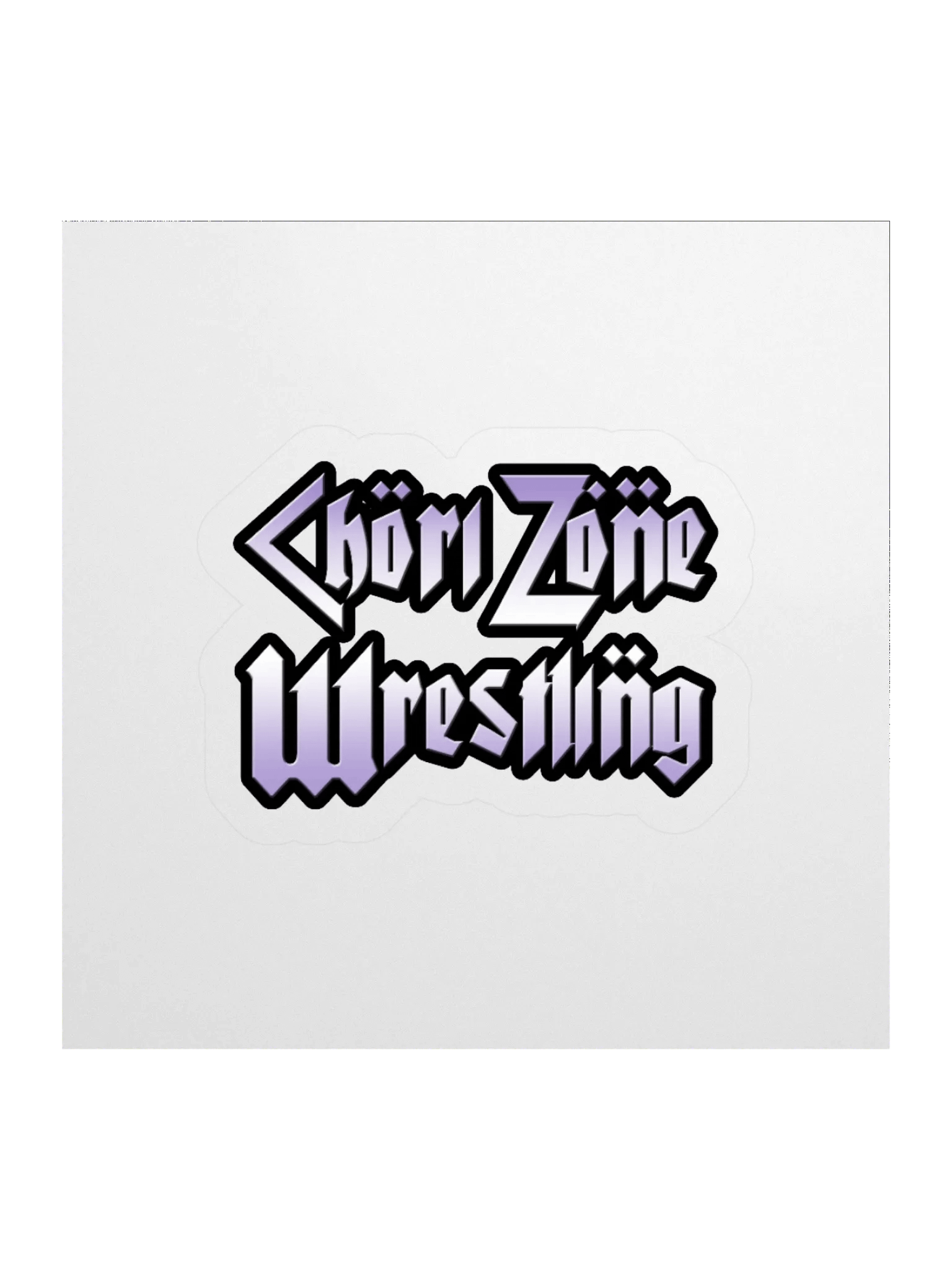 "ChoriZone Wrestling" Sticker product image (1)