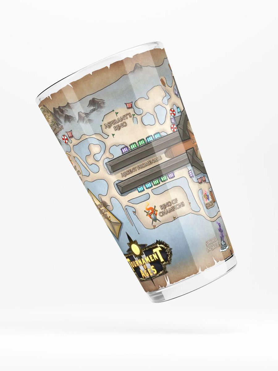 Tournament of Ages - Fairegrounds Map - Pint Glass product image (4)