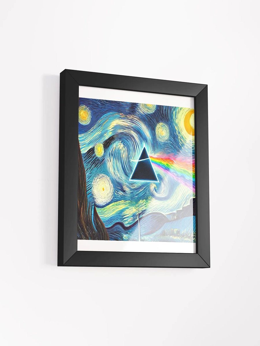 🌙 Pink Floyd Dark Side of the Moon – Van Gogh-Inspired Framed Print product image (22)