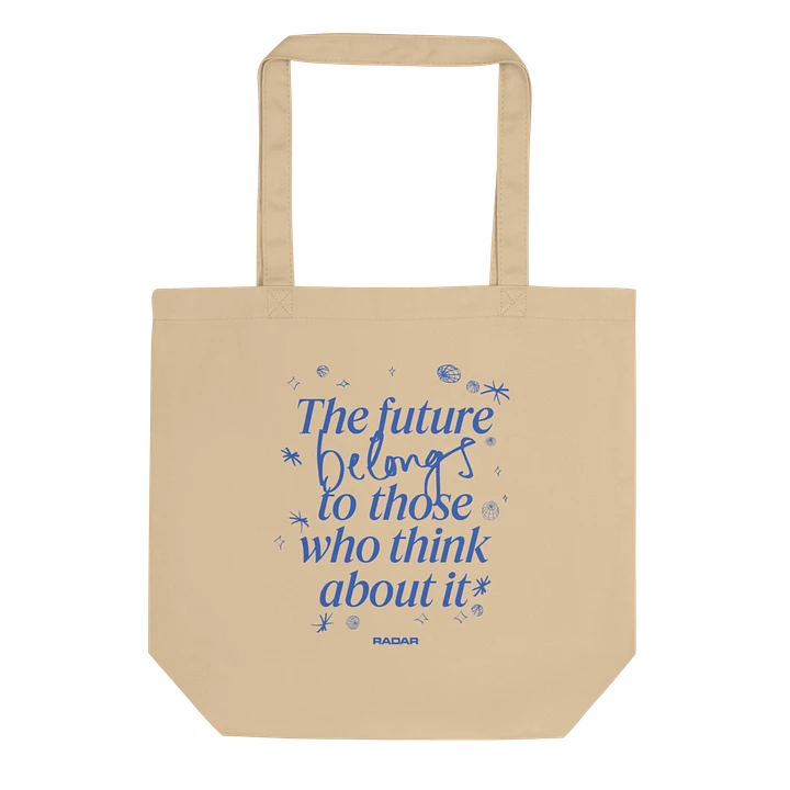 Future Tote Bag - Cream & Blue product image (1)