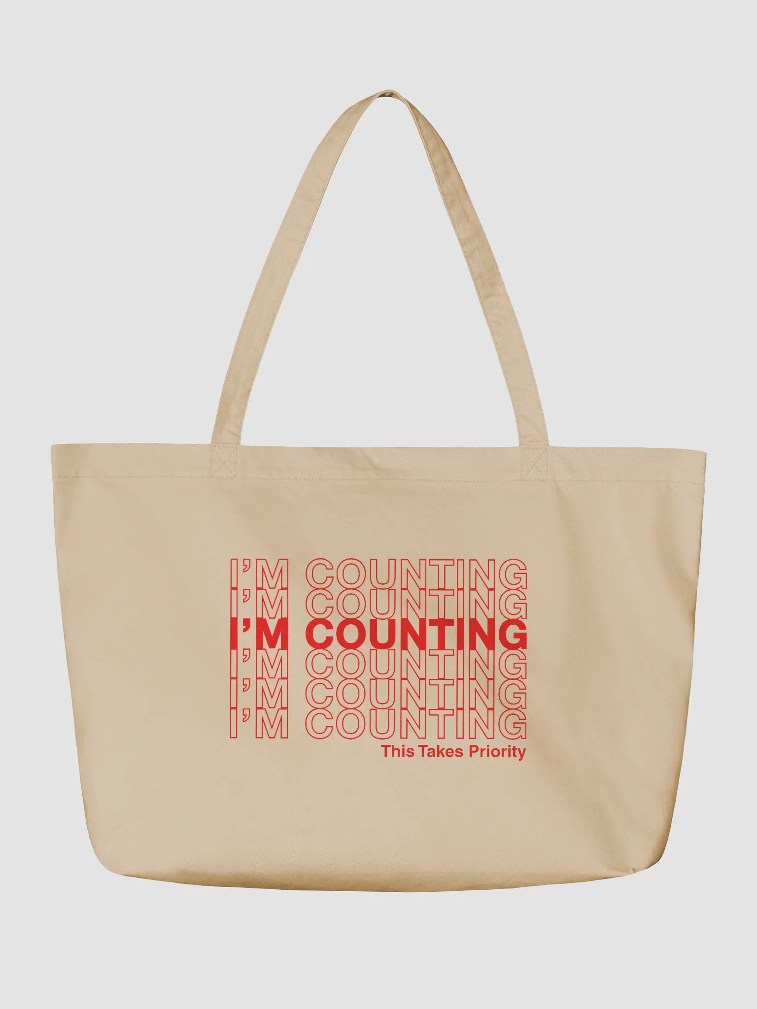Cotton Tote Bag - I'm Counting product image (3)