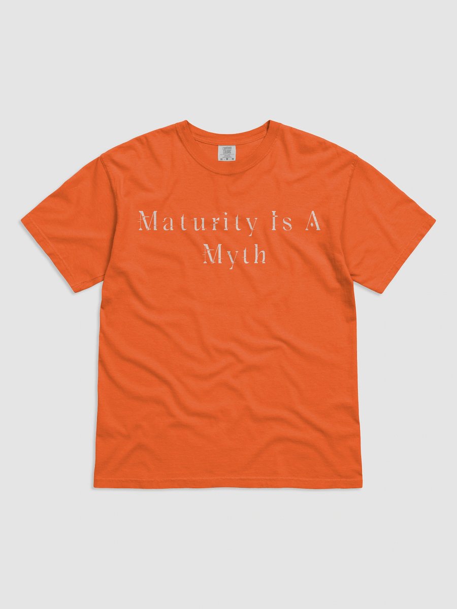 Maturity Is A Myth Burnt Orange Cursed Tee product image (1)