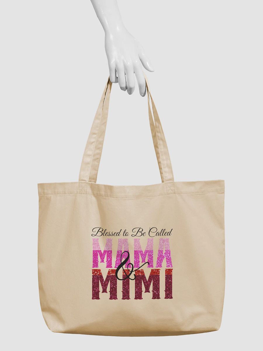 Blessed To Be Called Mama and Mimi, Mothers Eco Tote Bag product image (4)