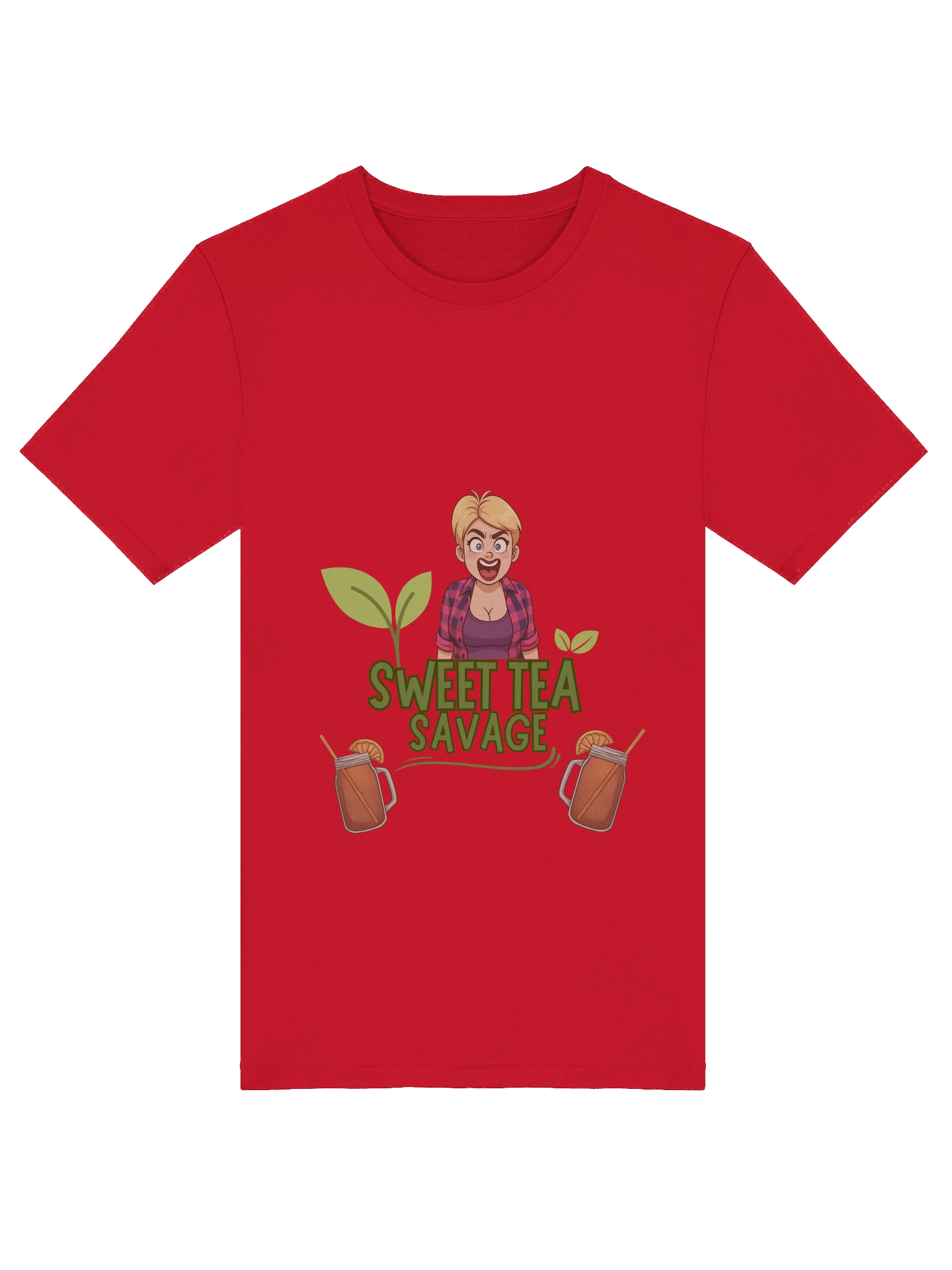 Sweet Tea Savage Tee for Women🍹💋 product image (5)
