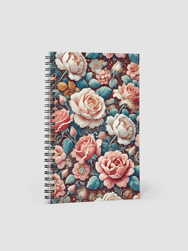 Royal Floral Spiral Notebook product image (1)