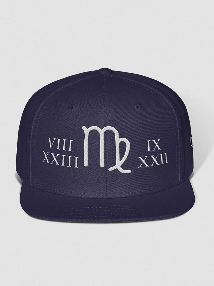 Virgo Zodiac Sign "Meticulous" : Strength in Simplicity Snapback Cap product image (1)