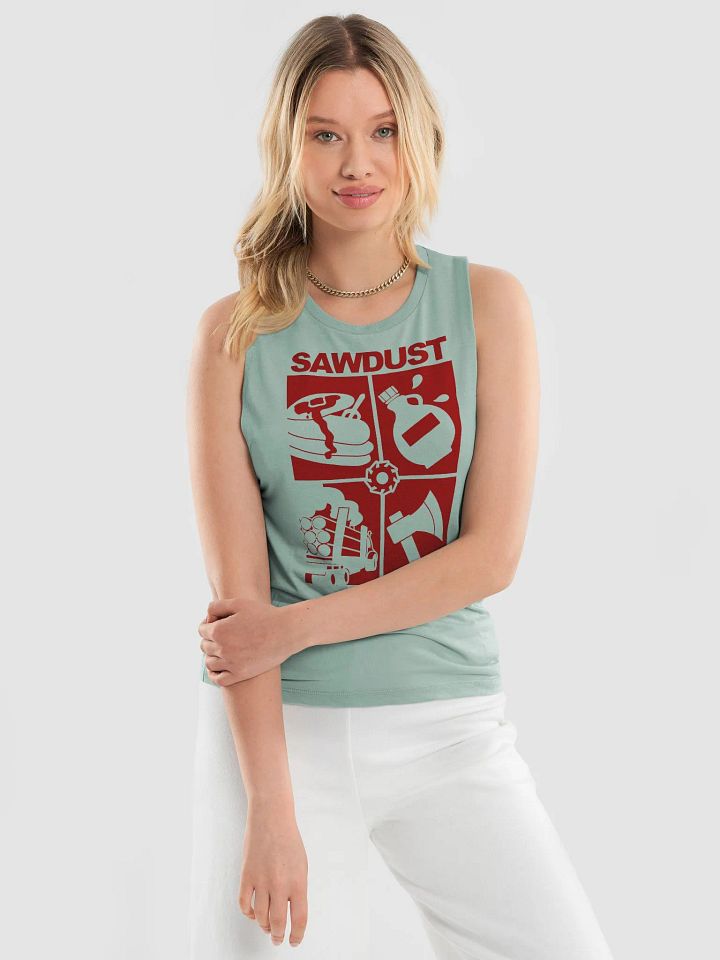 4 Square (red) Tank Top (women's) product image (15)