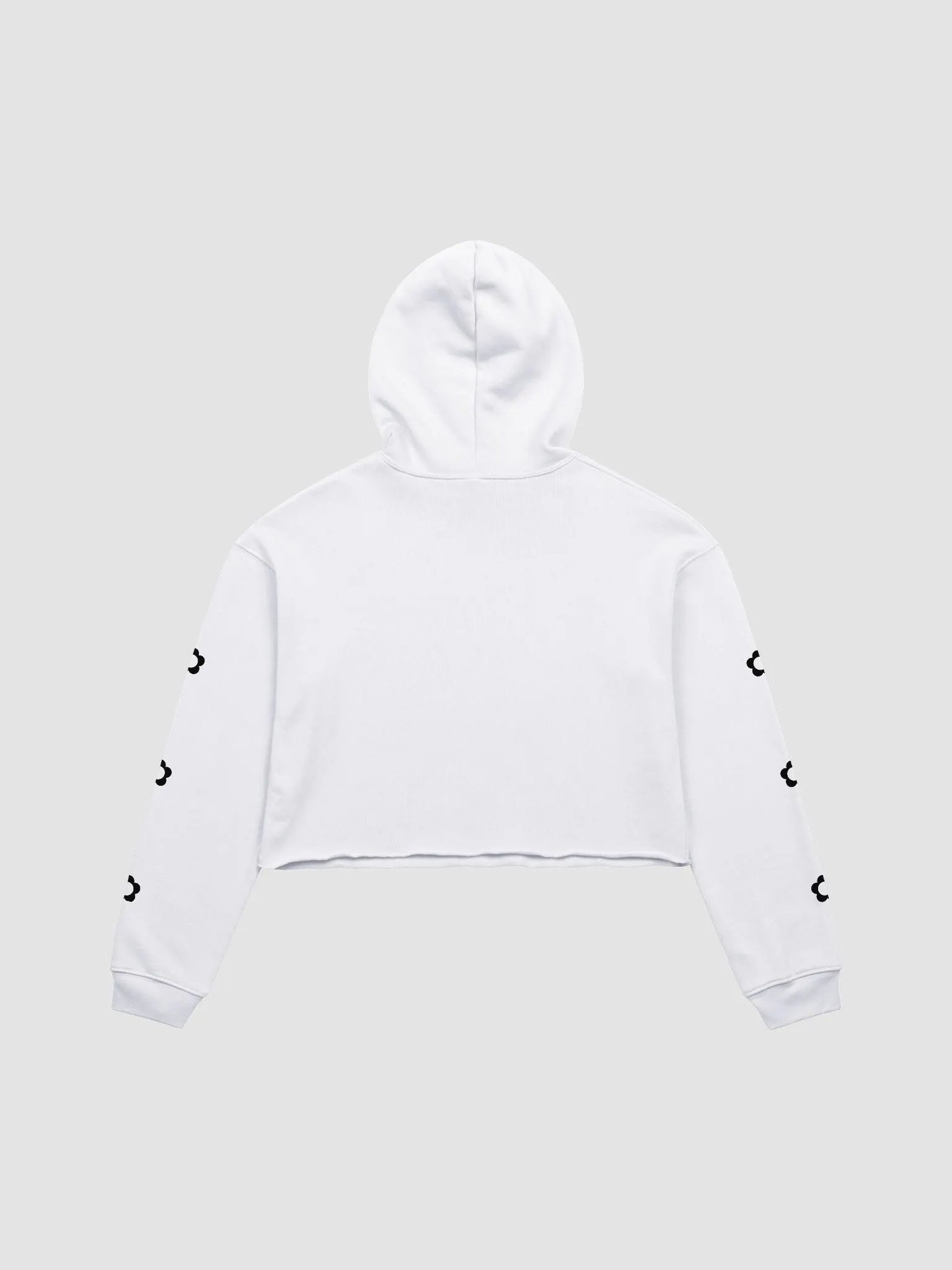 corner crew crop hoodie inverted product image (2)