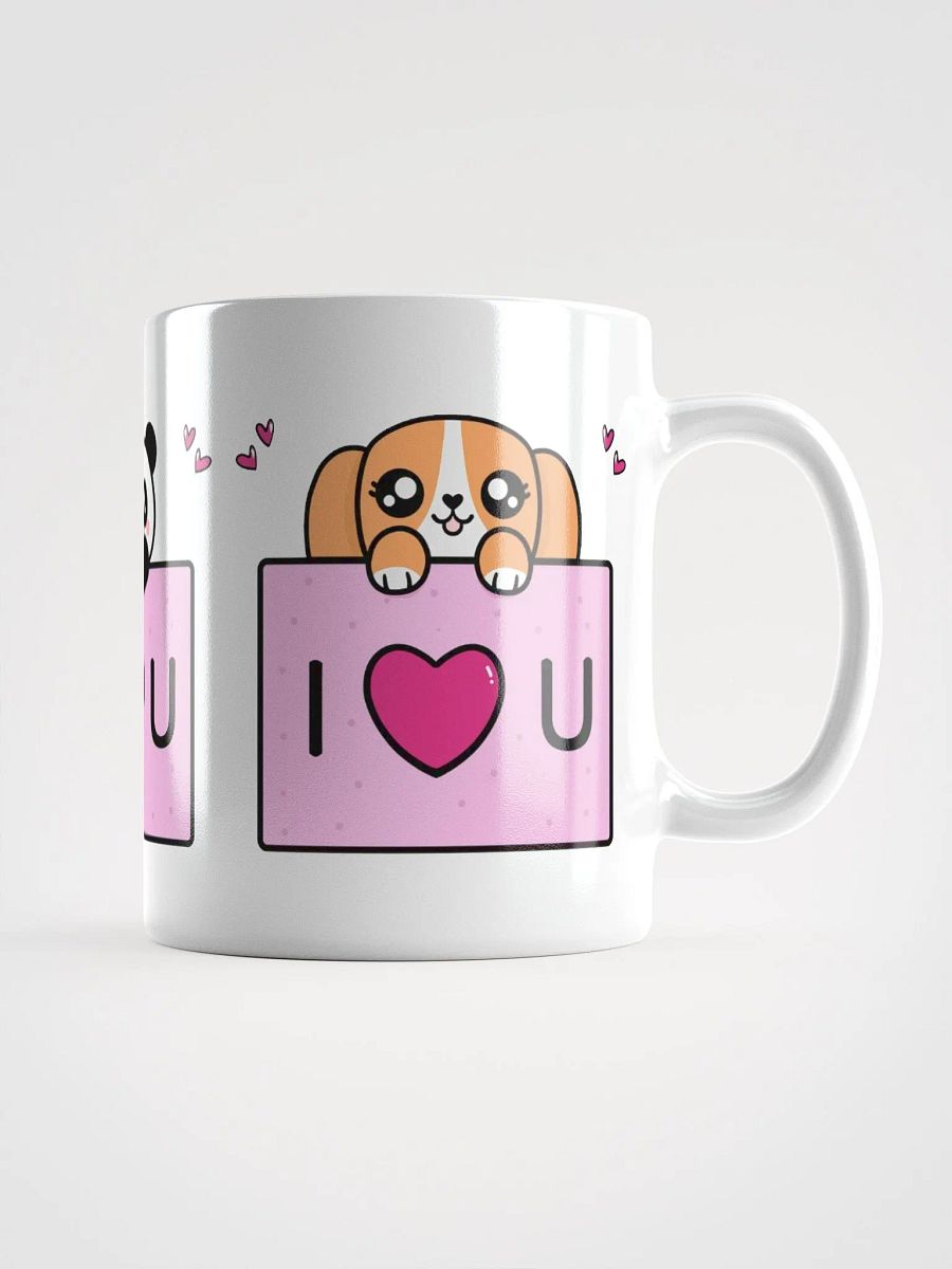 Animal Love White Glossy Coffee Mug product image (4)