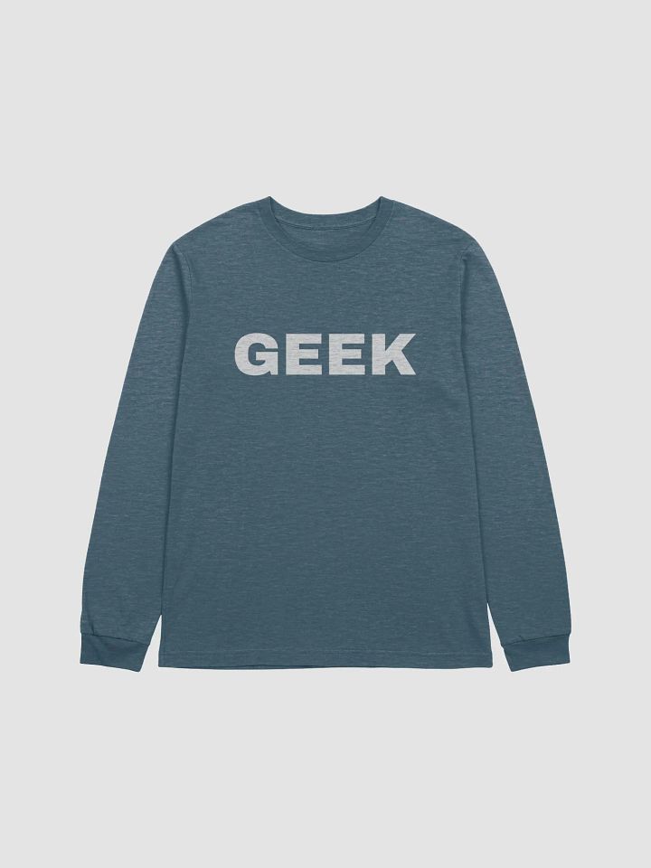 Geek long-sleeved tee (bold) product image (13)