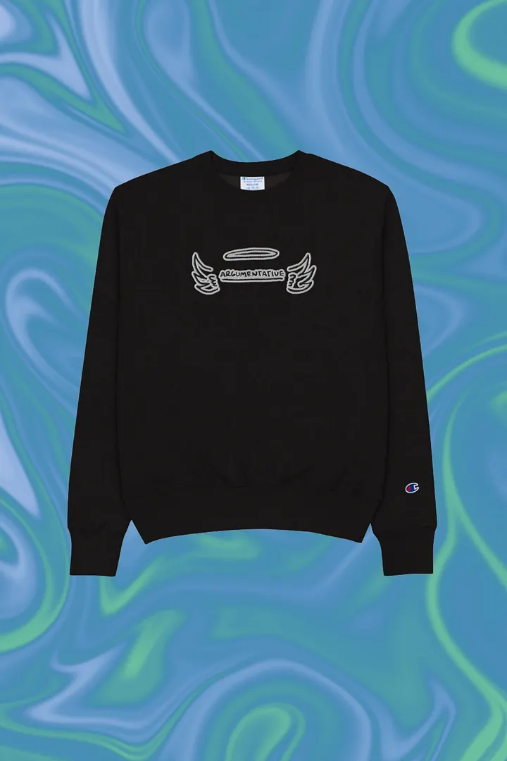 ANGELIC embroidered Champion Crewneck Sweatshirt product image (1)