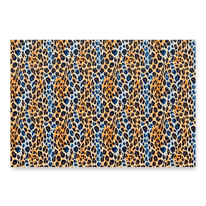 Blue Brown Leopard Paper Sheets product image (2)