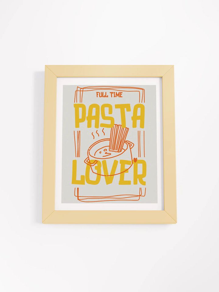 Saucy Pasta Lover Framed Poster product image (1)