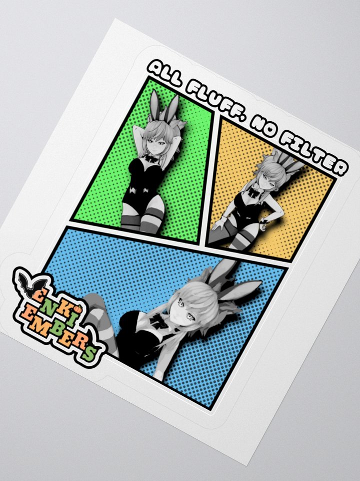 All Fluff No Filter Sticker product image (8)
