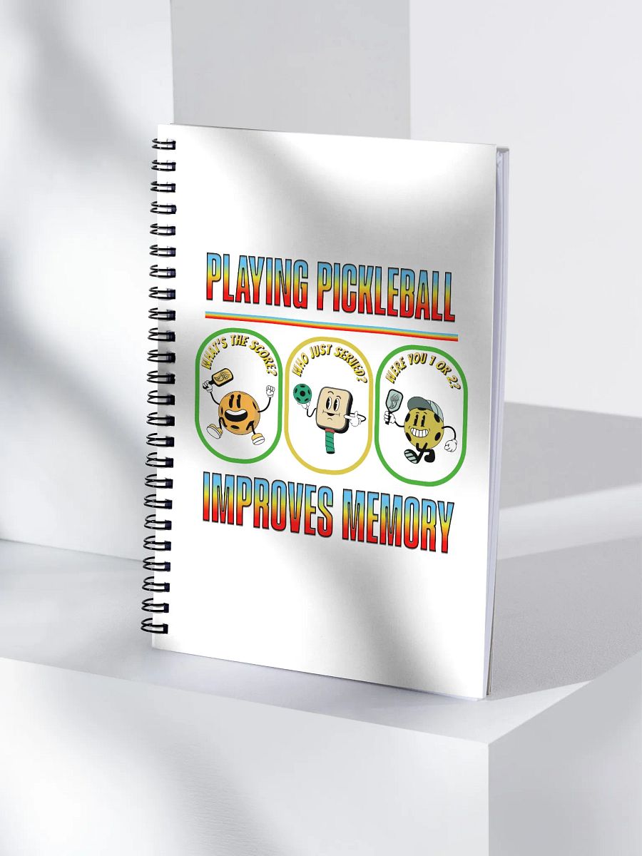 Playing Pickleball Improves Memory Lane Notebook product image (1)