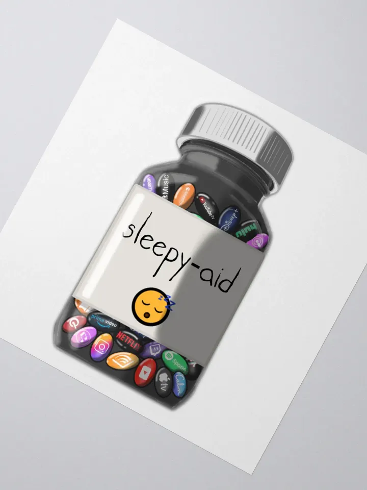 Sleepy-Aid Sticker product image (1)