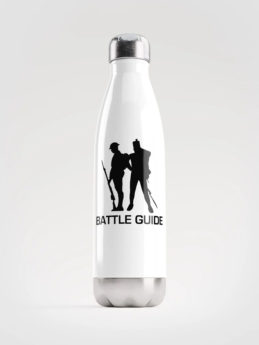 Battle Guide | Steel Water Bottle | White product image (1)