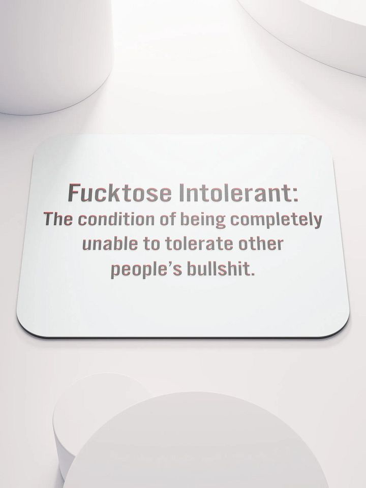 Intolerant - Mouse Pad product image (1)