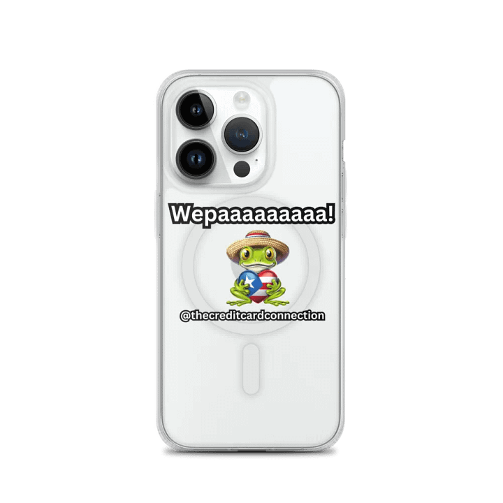 Wepaaaaaaa! Coqui Frog MagSafe® Clear iPhone® Case product image (3)