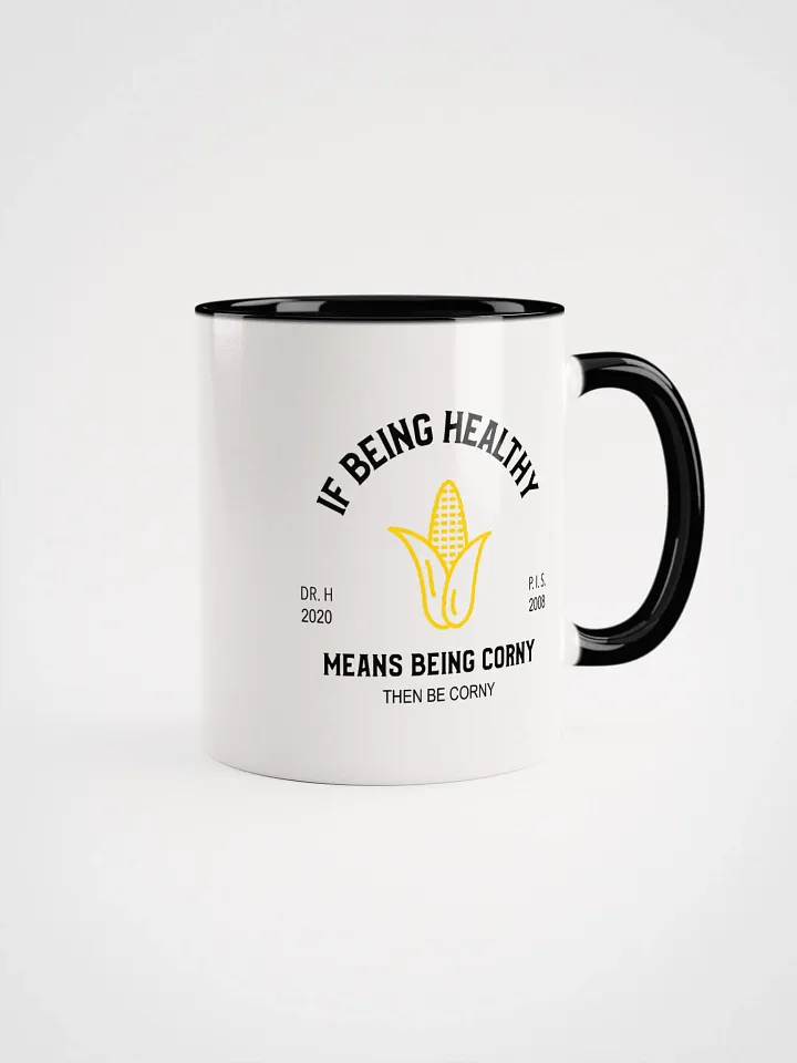 Corny Is Healthy - Mug with Color Inside product image (1)