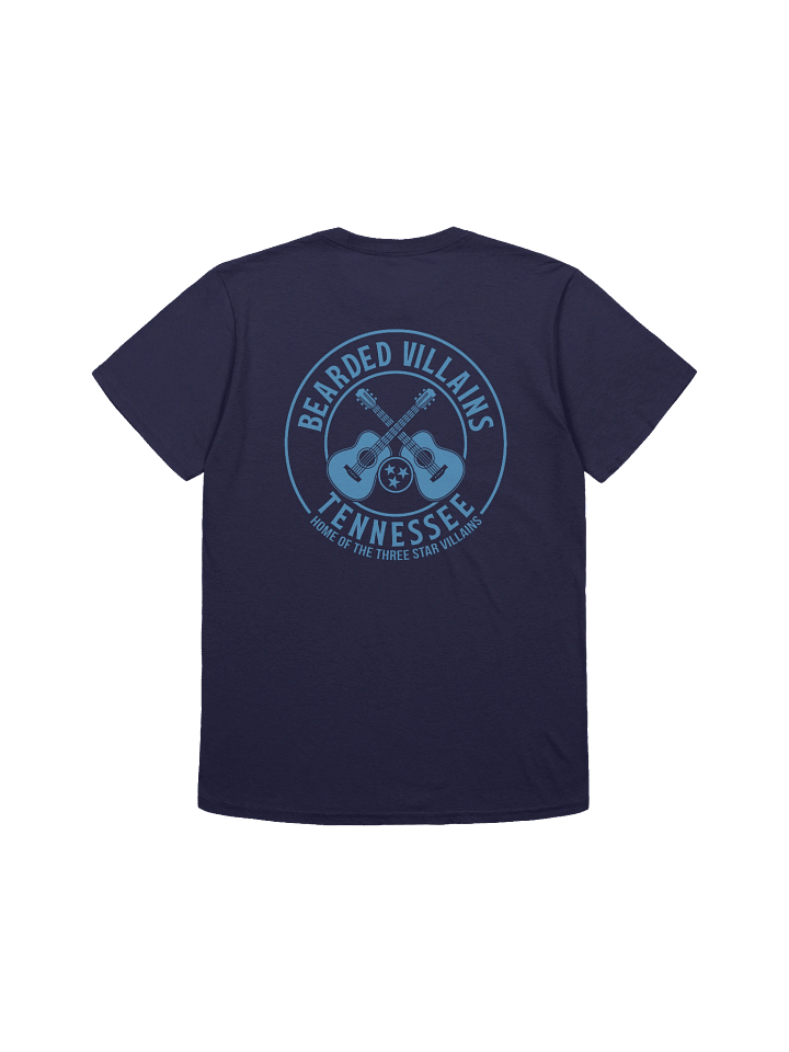 TSV Bearded Villains Tennessee Titans Blue T-Shirt | Titans Logo Design | Brotherhood & Southern Pride Tee product image (6)