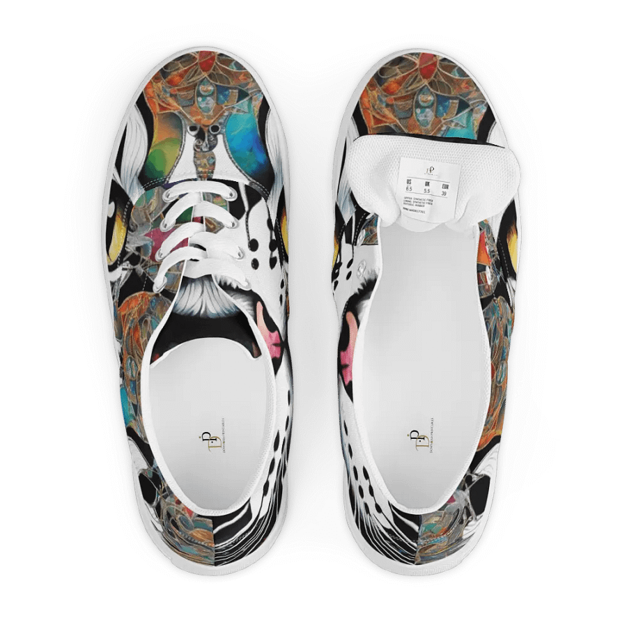 Cat Mosaic Canvas Shoes for Men product image (7)