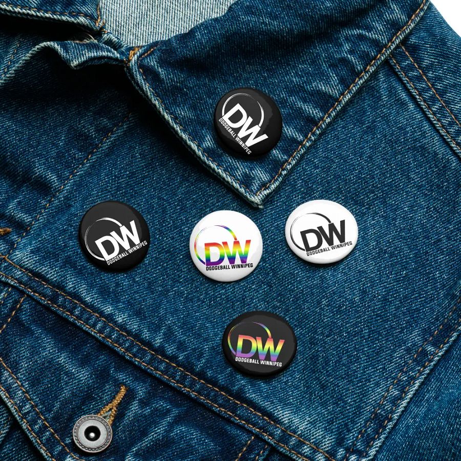 Dodgeball Winnipeg Pin Button Set product image (16)