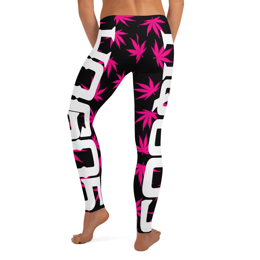 HempQuarters Pink Marijuana Leggings product image (3)