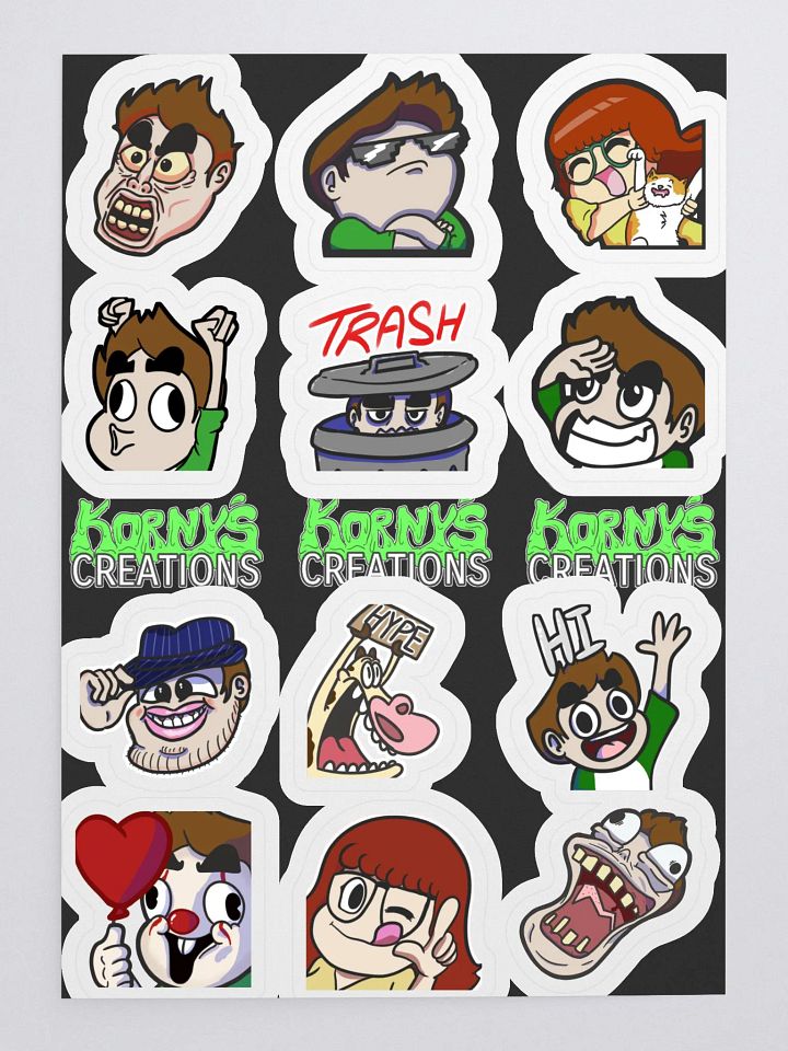 Emote sticker sheet product image (1)