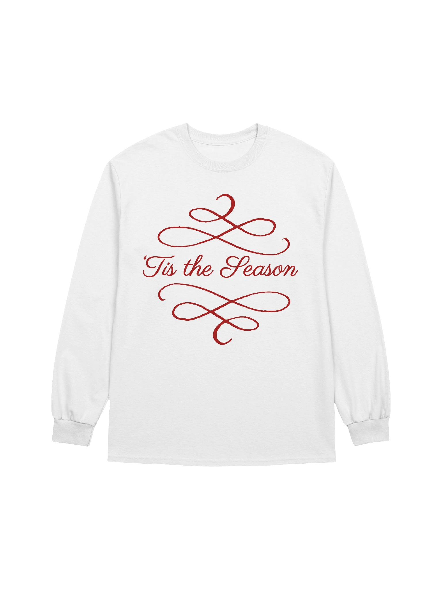 Festive Script Long Sleeve Tee product image (1)