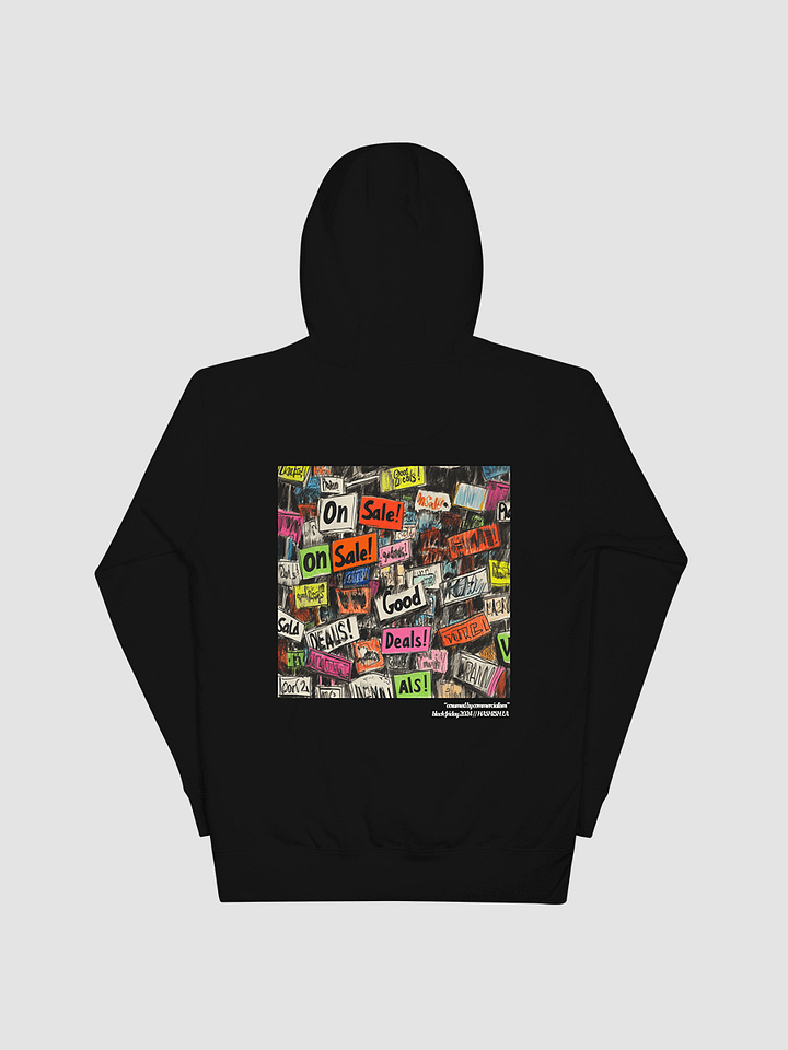 Black Friday '24 "ha$h" hoodie product image (2)