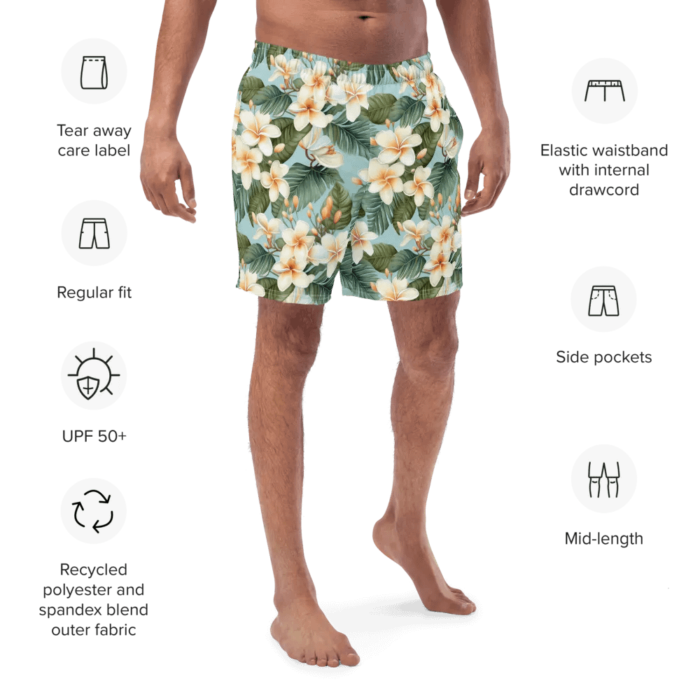 Frangipanni Hawaiian Trunks product image (3)