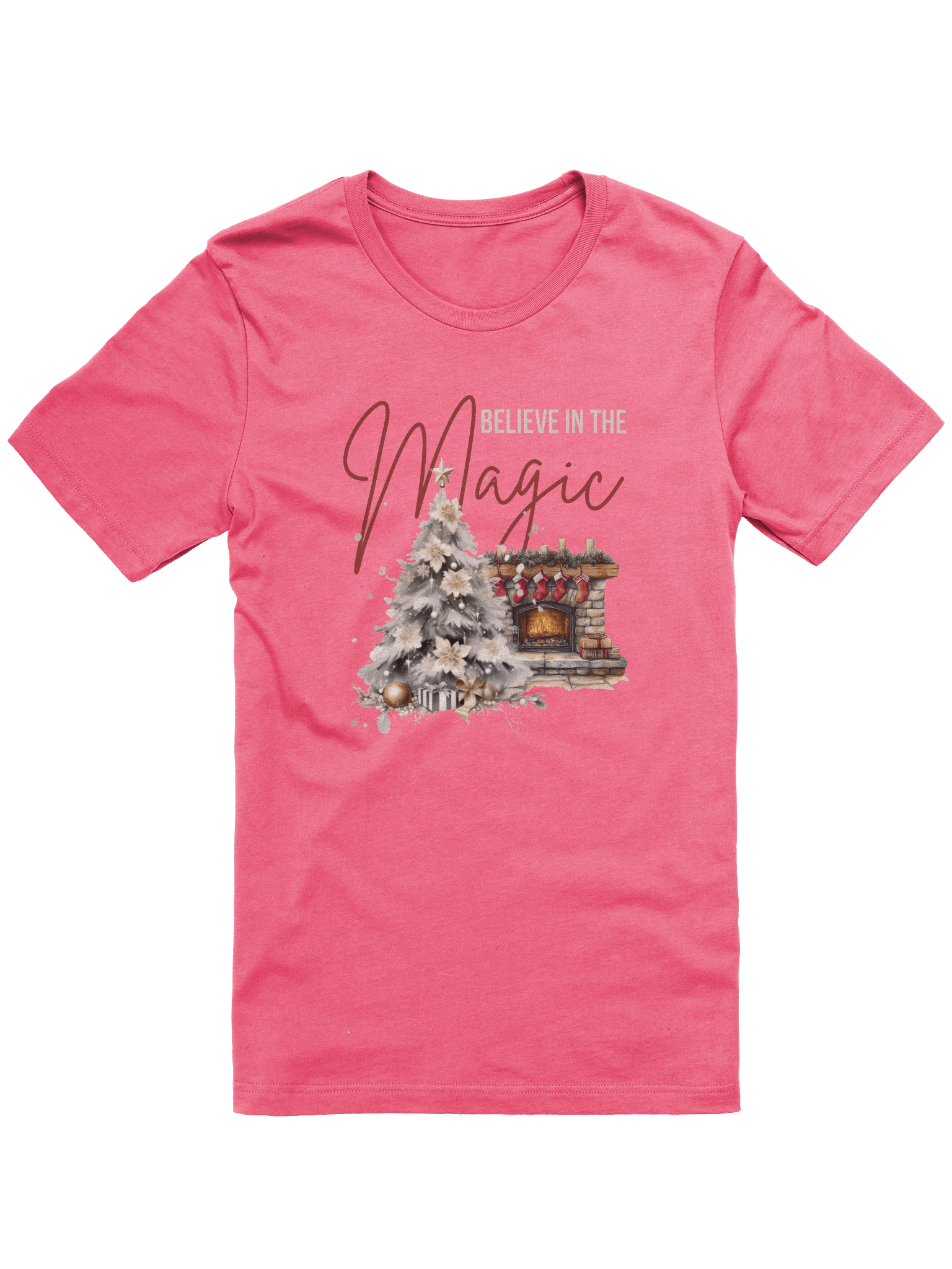 Believe in the Magic Christmas T-Shirt | Magical Christmas Tee | Holiday Magic Shirt | Festive Christmas Graphic Tee | Believe In The Magic Of Christmas Unisex T-shirt product image (38)