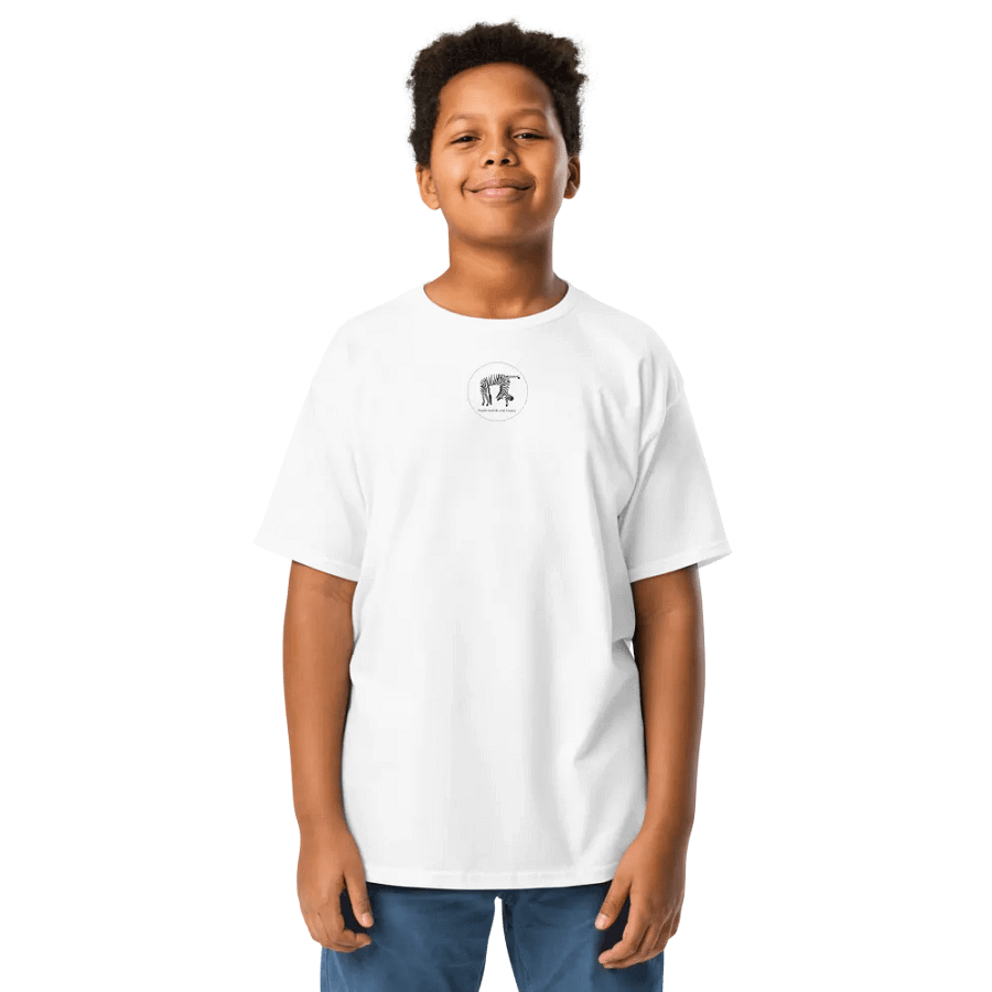 Youth Bendy Zebra t-shirt product image (1)
