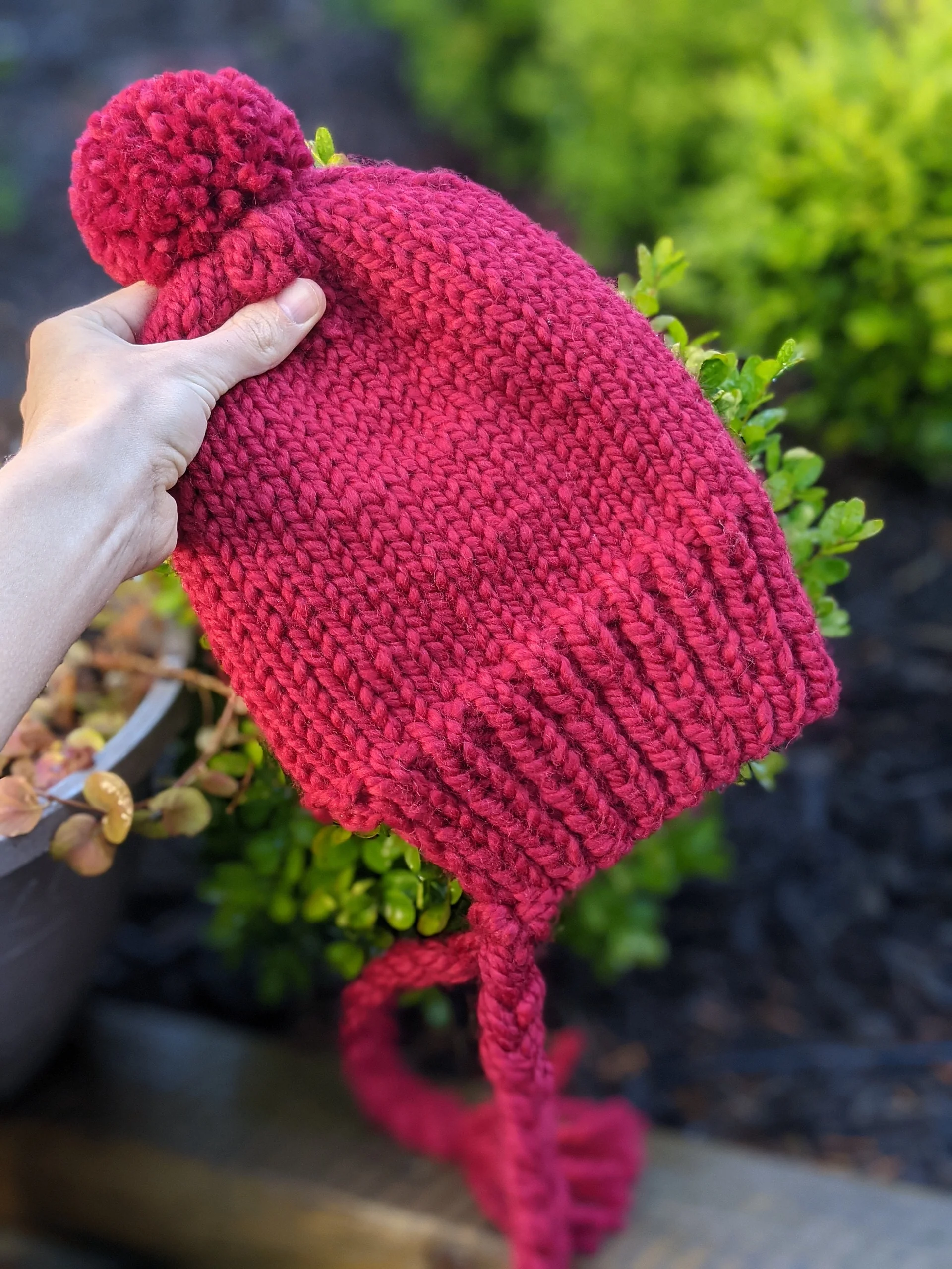 Red Riding Hood Knit Hat Pattern product image (5)