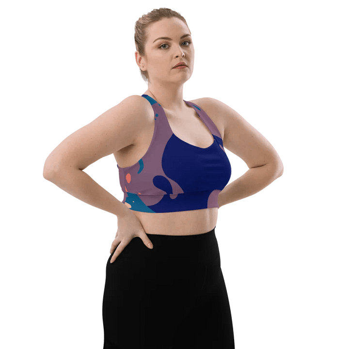 The Brinley Longline Sports Bra product image (1)