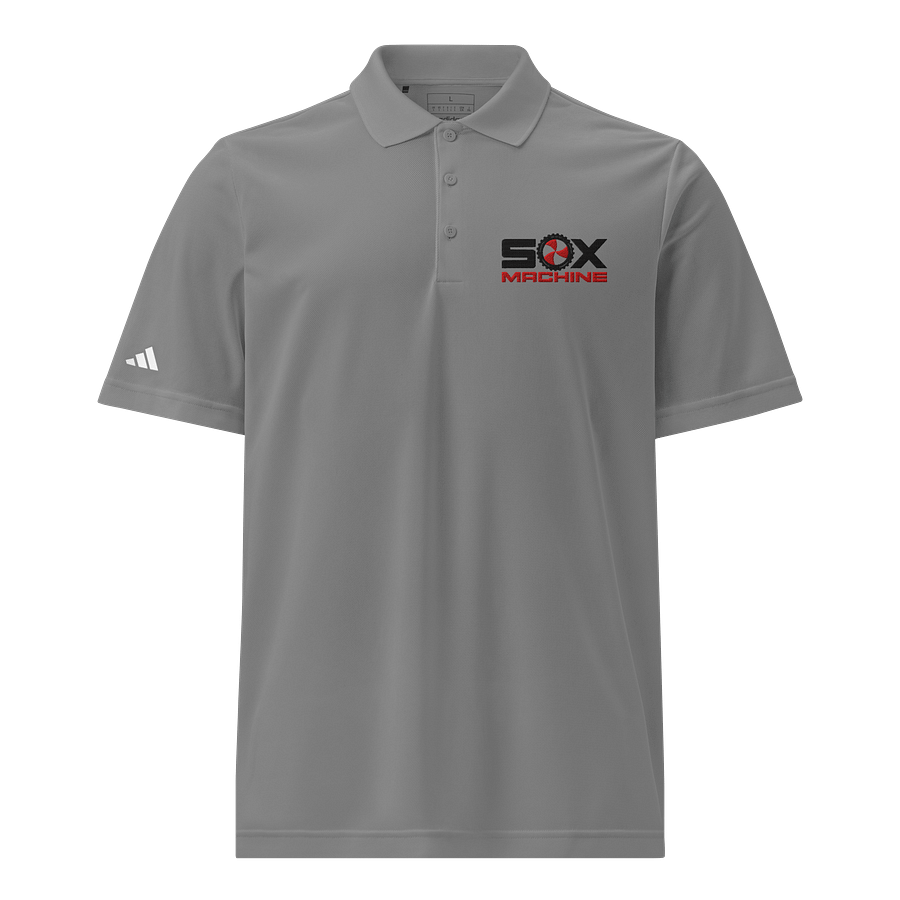 Adidas SOX MACHINE Sport Polo Shirt (Gray) product image (1)