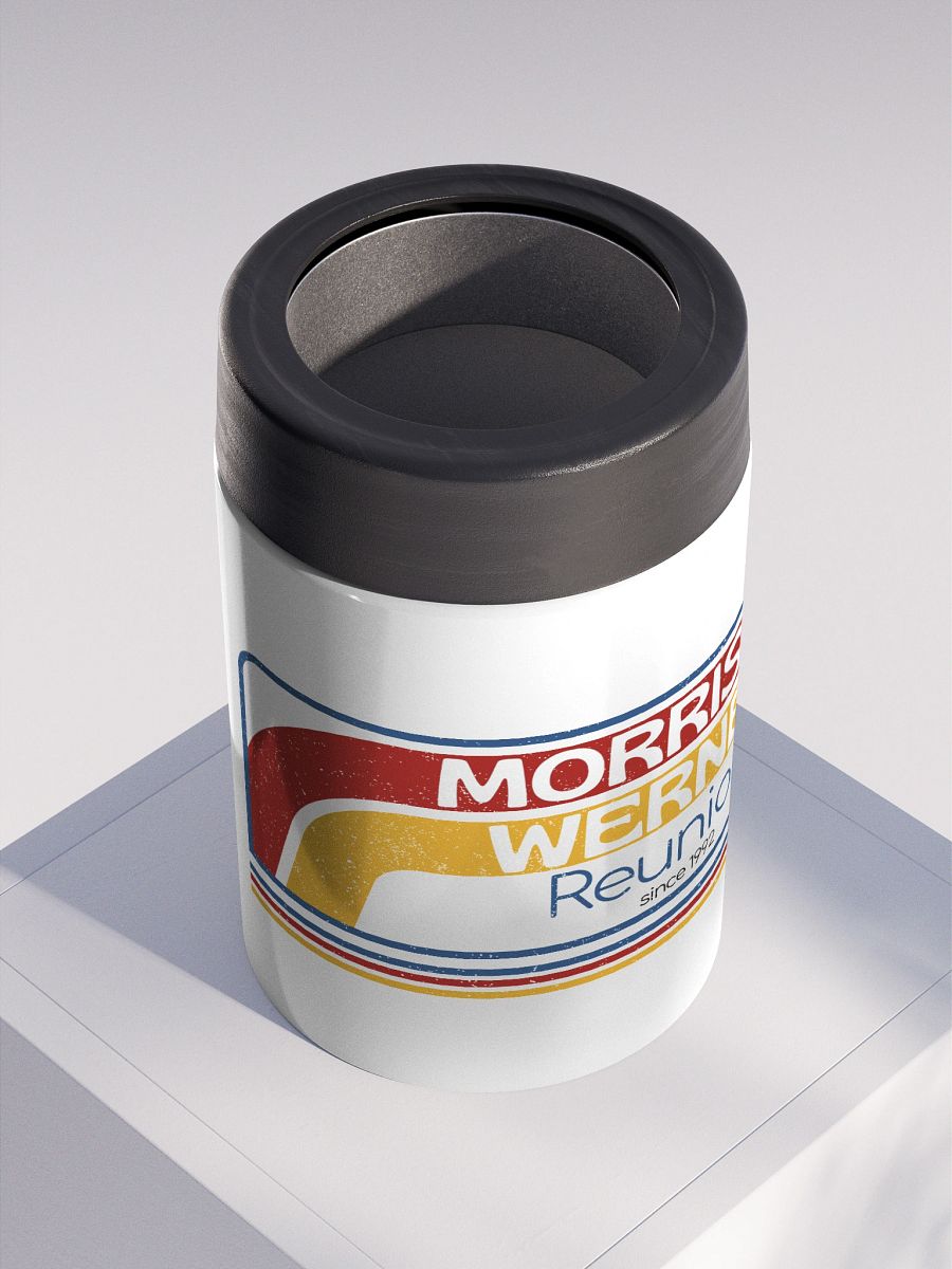 "Retro Stripes" Stainless Steel Coozie product image (2)