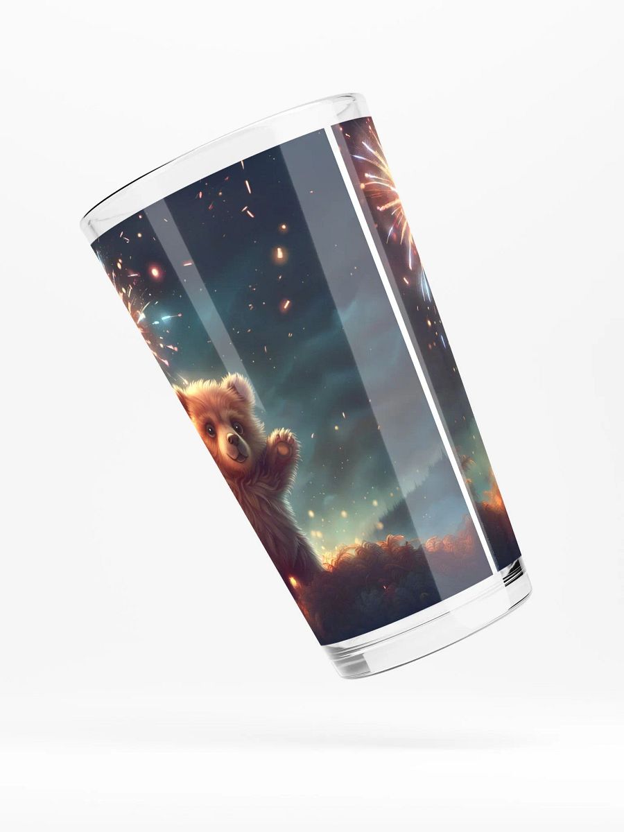 Fireworks Bear Pint Glass product image (4)