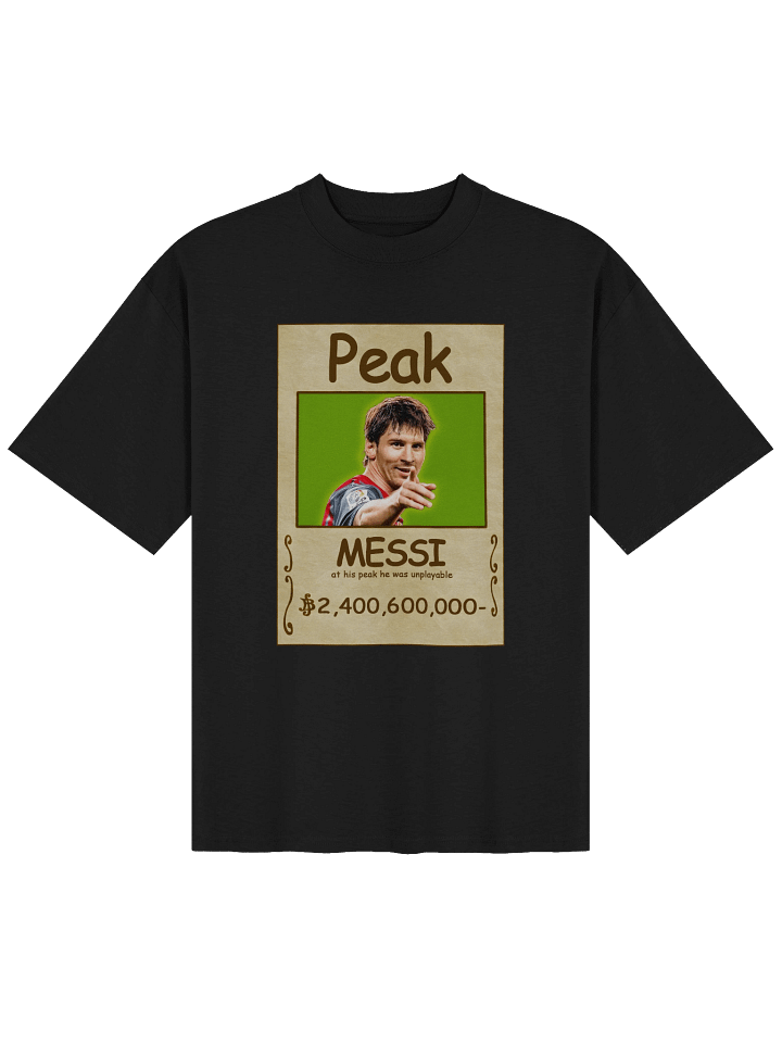 PEAK WANTED Messi Tee (Oversized) product image (1)