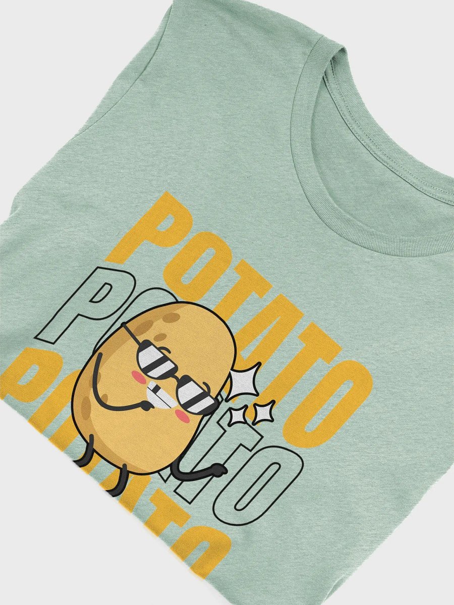 Woman Cool Potato Vibes T-Shirt - Dusty Blue product image (3)