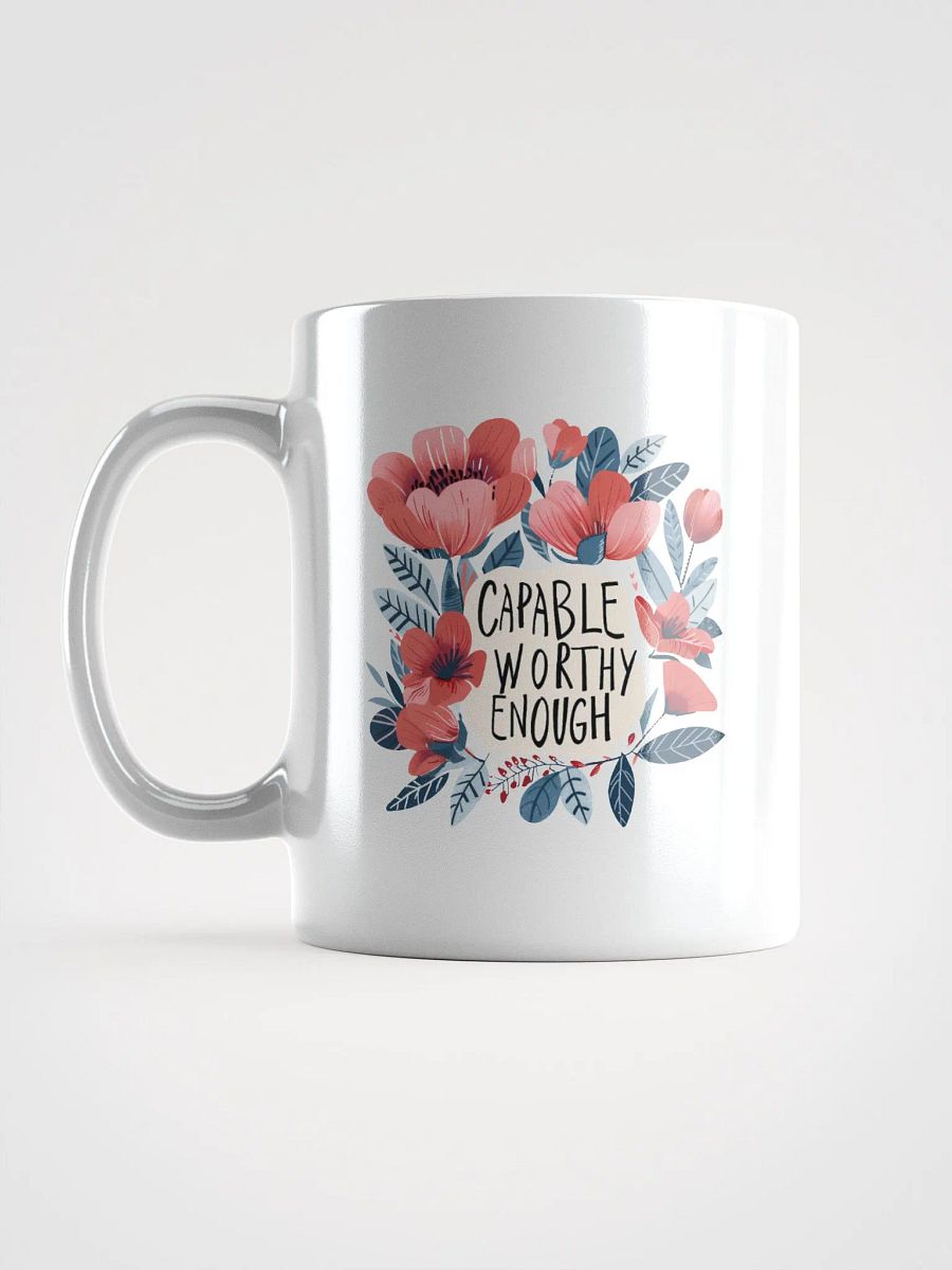 Capable Worthy Enough Coffee Mug product image (6)