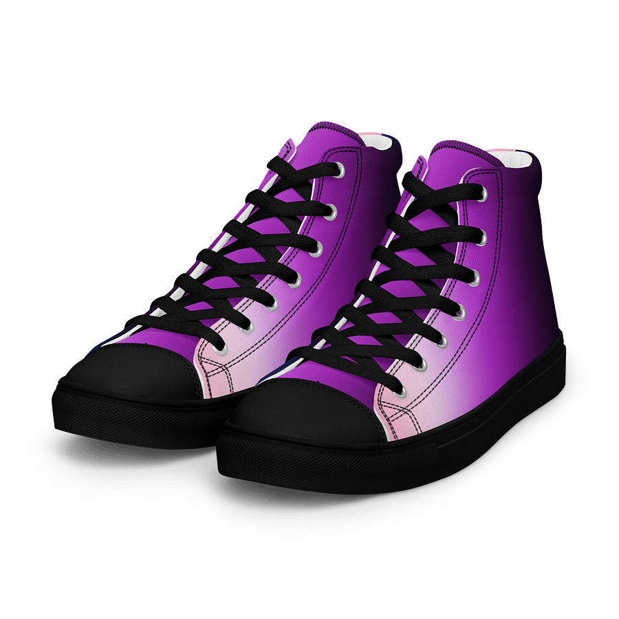 Gender-fluid High Top Canvas Shoes product image (6)