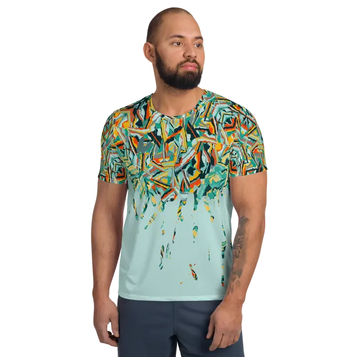 Colorful Destruction | Men´s Athletic T-Shirt product image (1)