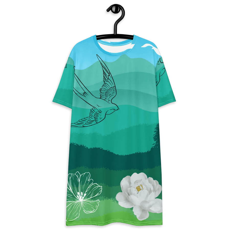 Bird in Flight Floral Horizon product image (5)