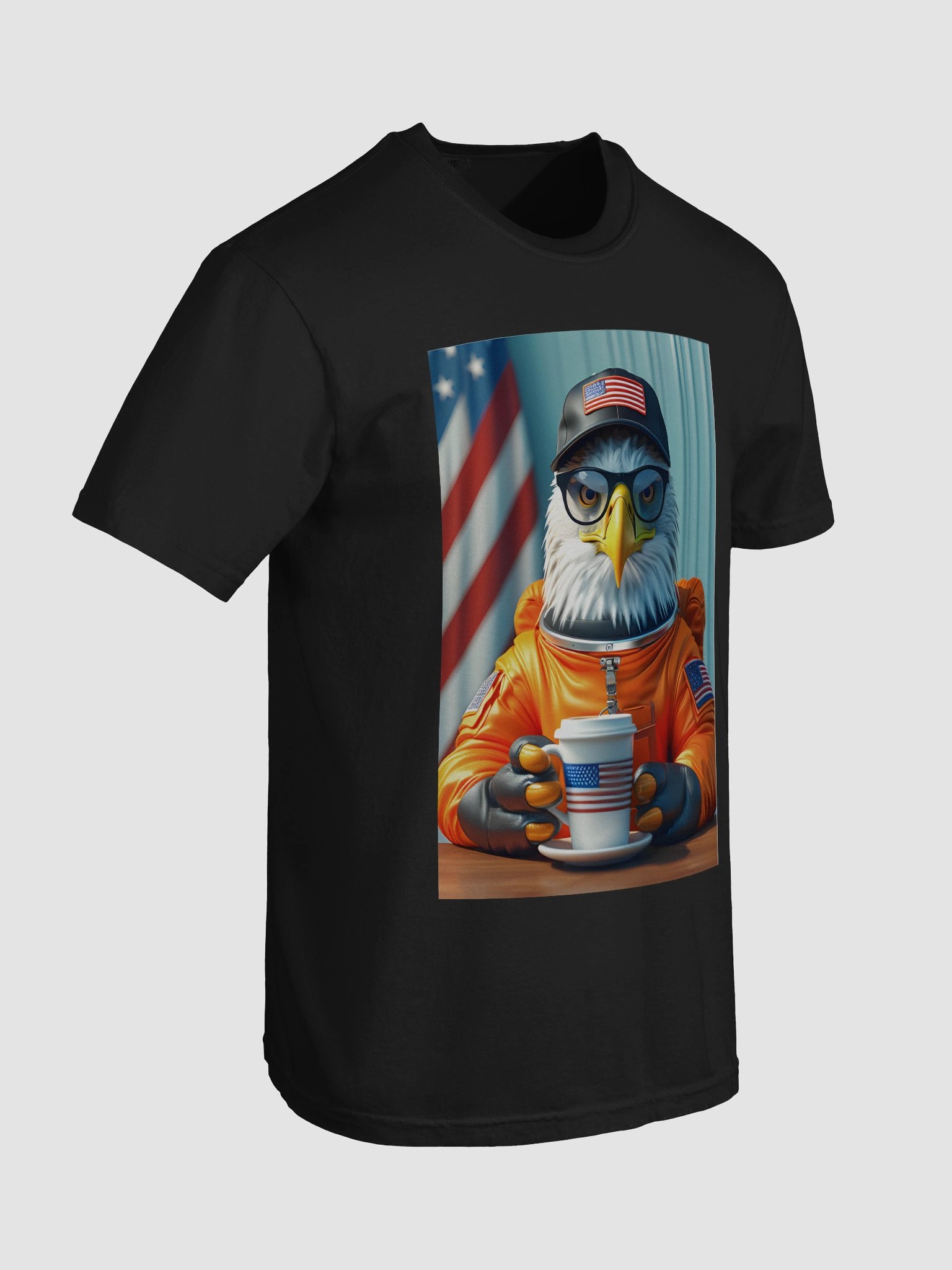 Bald Eagle Mars Astronaut Tee — Karma Omni Hub product image (8)