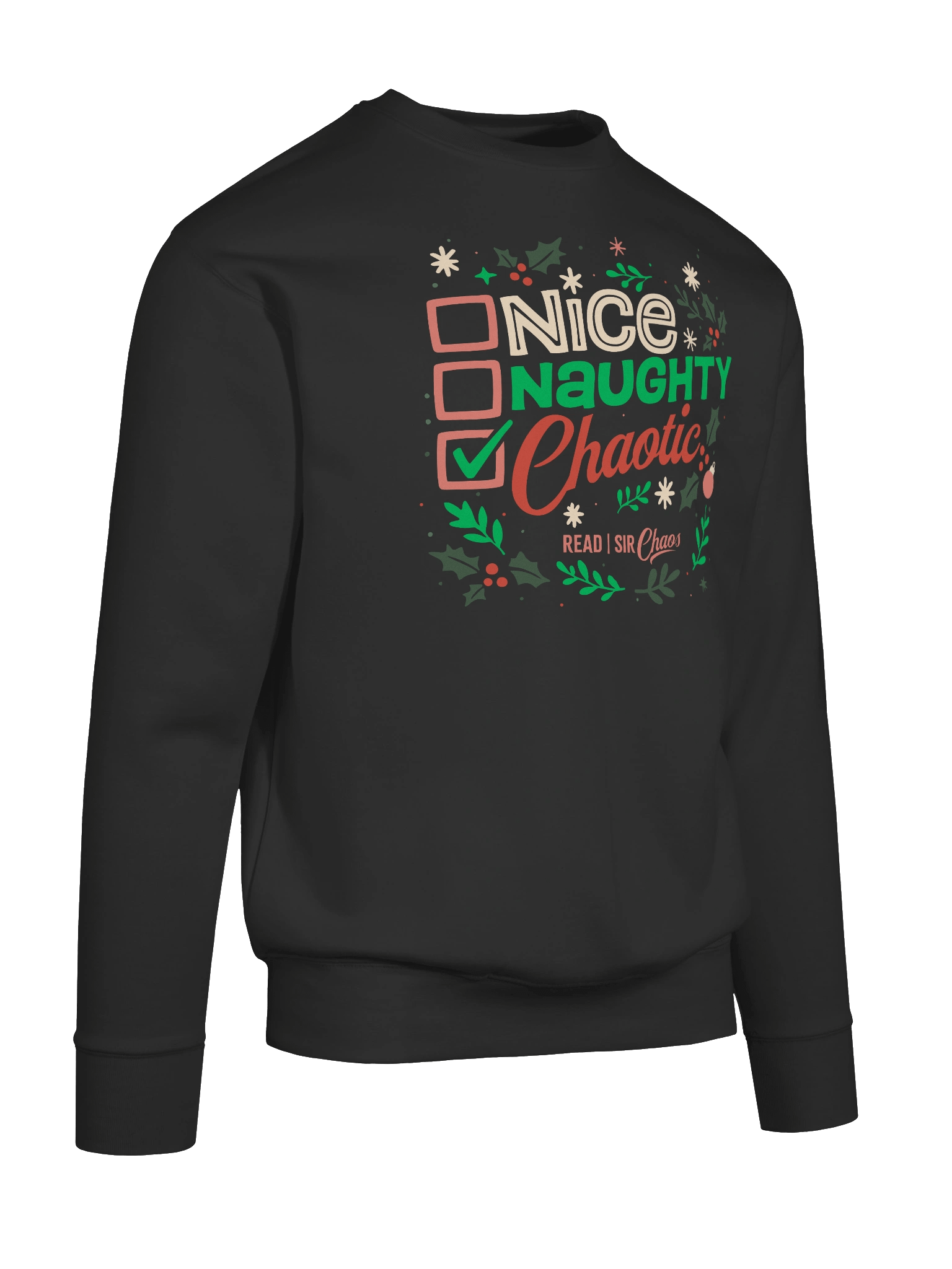 Nice, Naughty, Chaotic Sweatshirt (Dark) product image (20)