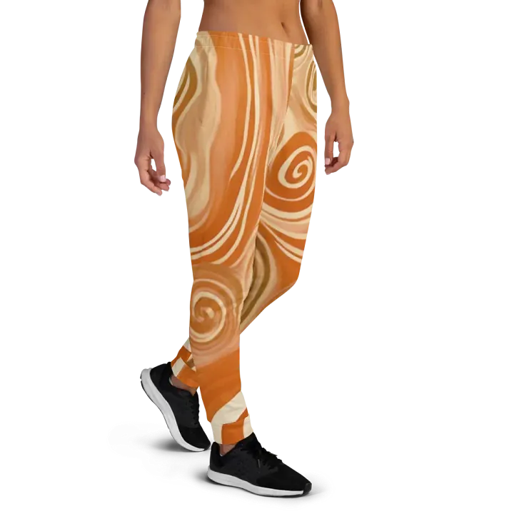 Funky Latte Liquid Tie-Dye Women's Joggers product image (2)